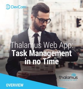 thalamus web app task management in no time